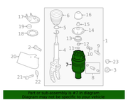 Genuine Porsche parts diagram