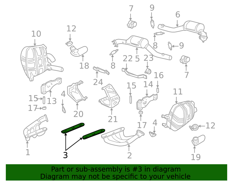 Genuine Porsche parts diagram