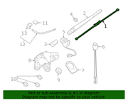 Genuine Porsche parts diagram