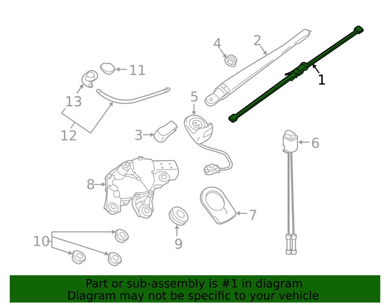 Genuine Porsche parts diagram
