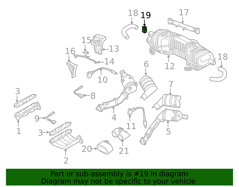 Genuine Porsche parts diagram