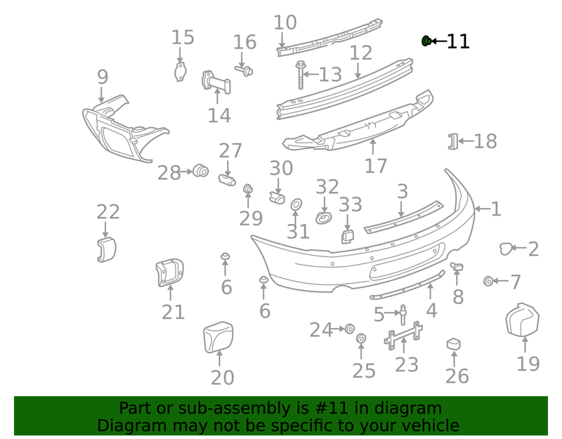 Genuine Porsche parts diagram
