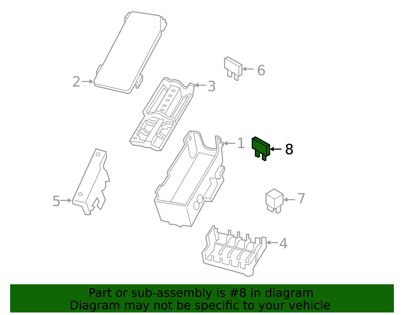 Genuine Porsche parts diagram