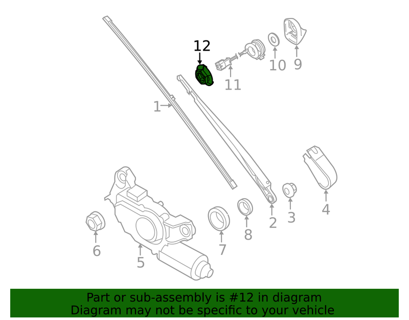 Part can be found as reference #12 in illustration