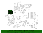 Genuine Porsche parts diagram