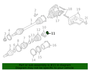 Part can be found as reference #11 in illustration