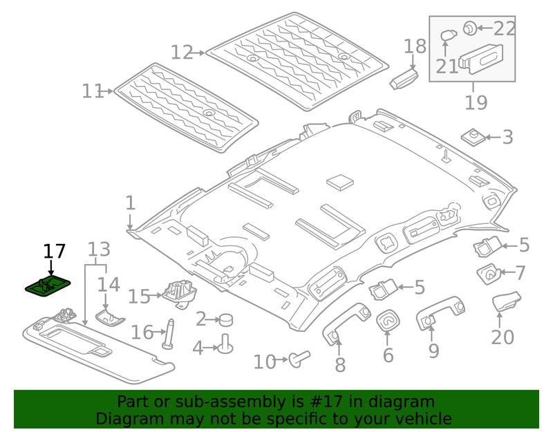 Part can be found as reference #17 in illustration