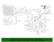 Genuine Porsche parts diagram