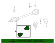 Genuine Porsche parts diagram