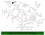 Genuine Porsche parts diagram