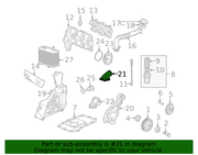 Genuine Porsche parts diagram