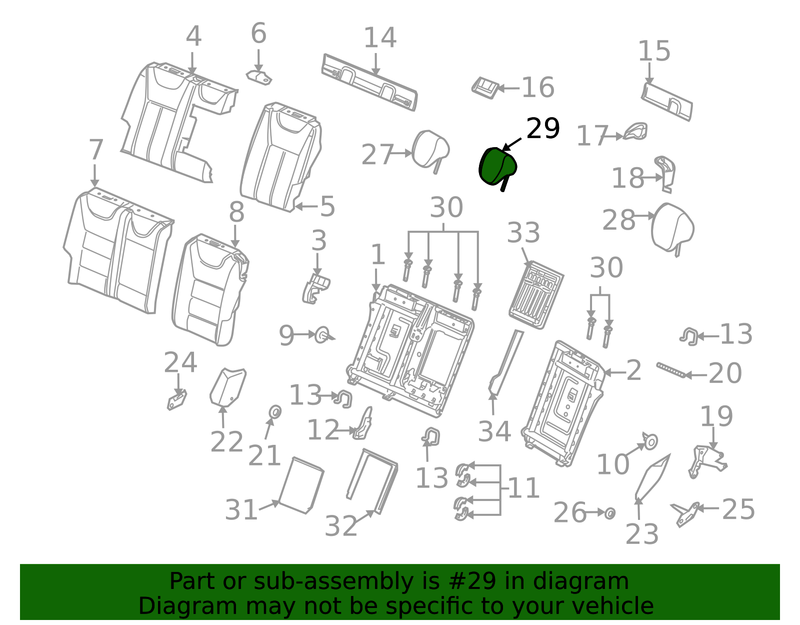 Genuine Porsche parts diagram