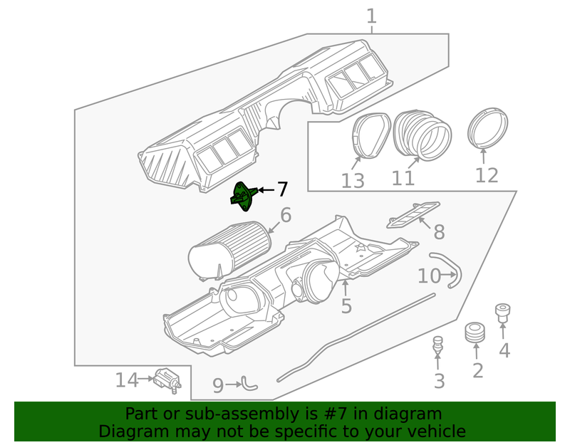 Genuine Porsche parts diagram