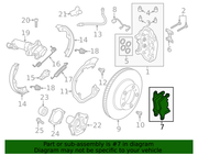 Genuine Porsche parts diagram