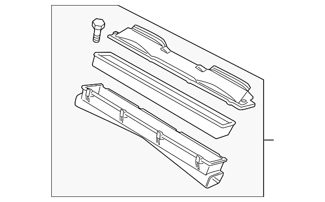 Genuine Porsche parts diagram