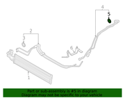 Genuine Porsche parts diagram