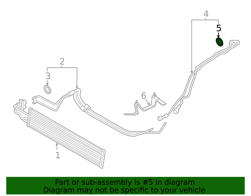 Genuine Porsche parts diagram