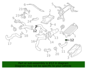 Genuine Porsche parts diagram