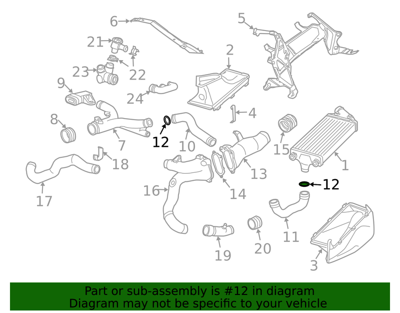 Genuine Porsche parts diagram