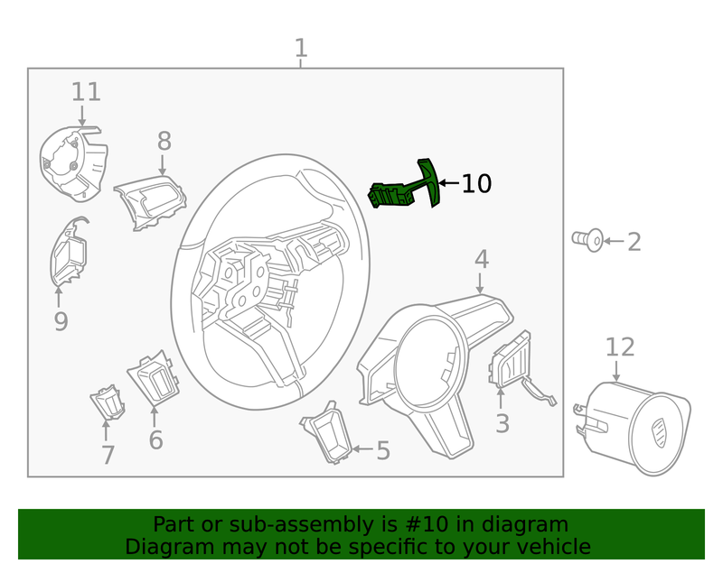 Genuine Porsche parts diagram