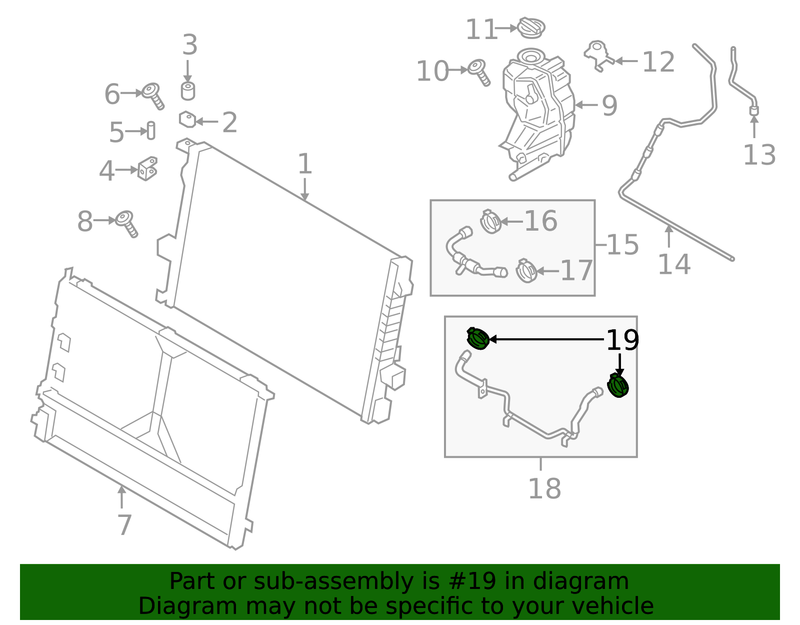 Genuine Porsche parts diagram