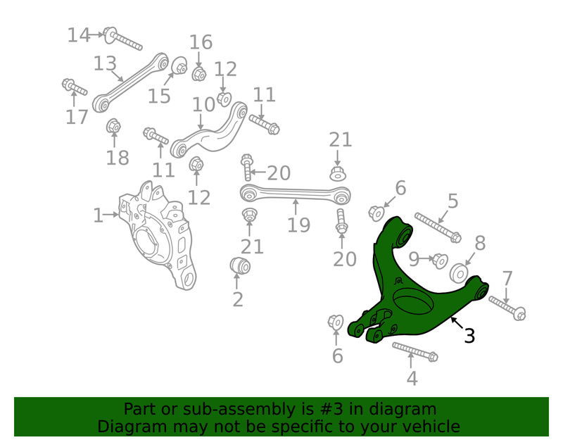Genuine Porsche parts diagram