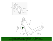 Part can be found as reference #4 in illustration