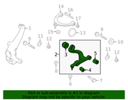 Genuine Porsche parts diagram