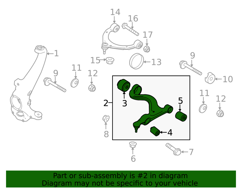 Genuine Porsche parts diagram