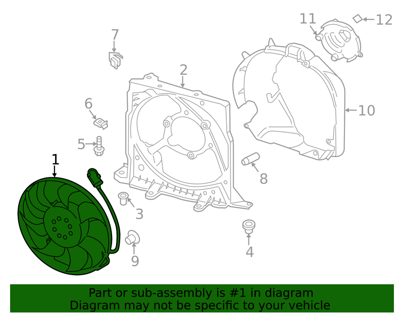 Genuine Porsche parts diagram