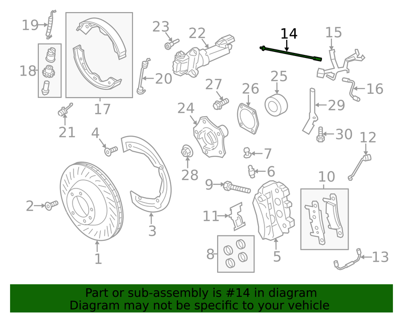Genuine Porsche parts diagram