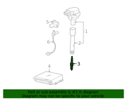 Genuine Porsche parts diagram