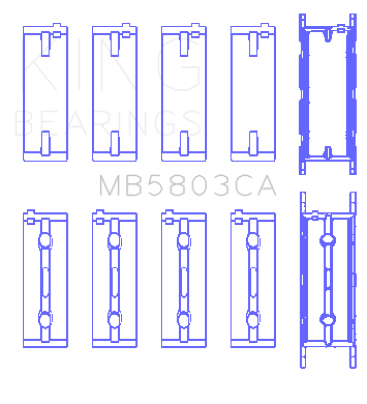 KING ENGINE BEARINGS MB5803CA