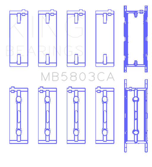 KING ENGINE BEARINGS MB5803CA