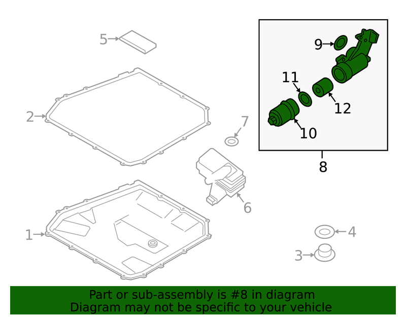 Genuine Porsche parts diagram