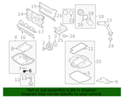 Genuine Porsche parts diagram
