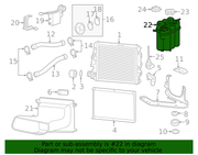 Genuine Porsche parts diagram