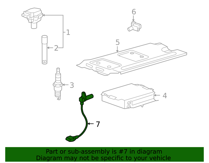 Genuine Porsche parts diagram