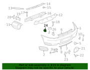 Part can be found as reference #24 in illustration