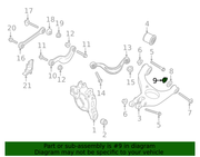Genuine Porsche parts diagram