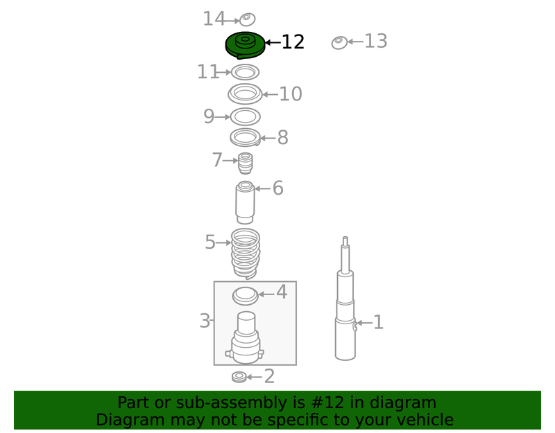 Genuine Porsche parts diagram