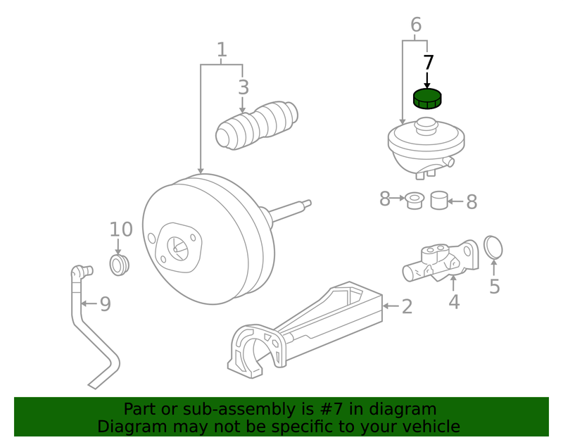 Genuine Porsche parts diagram