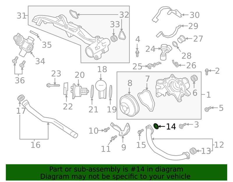 Genuine Porsche parts diagram