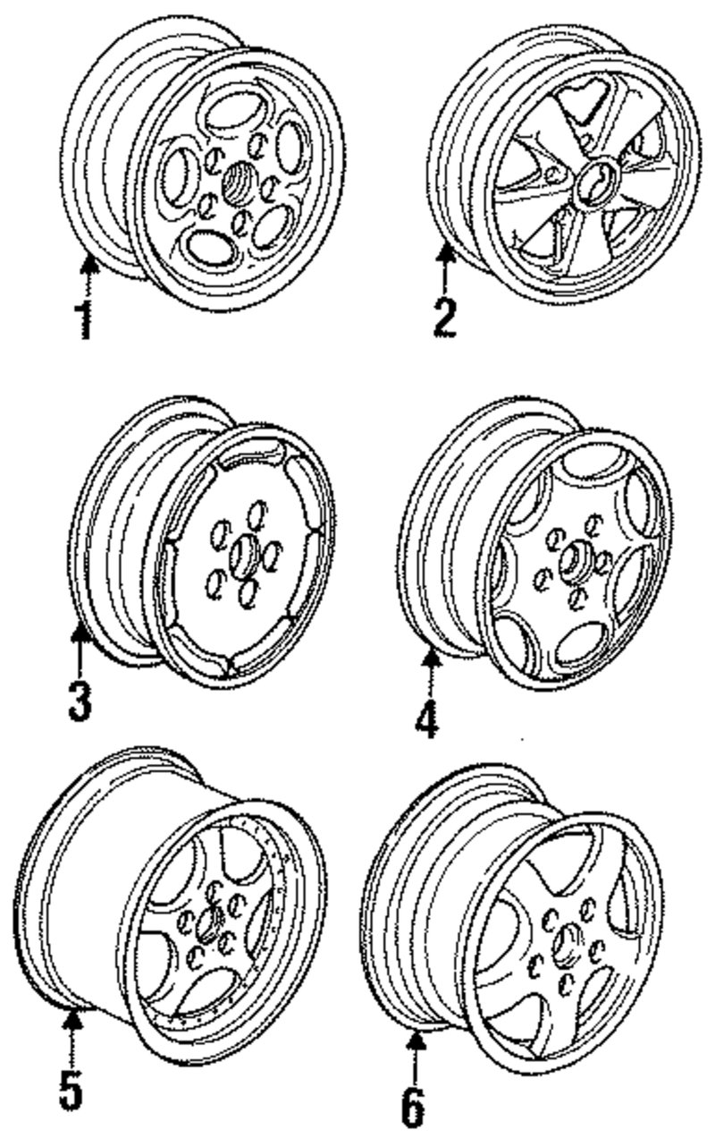 Genuine Porsche parts diagram