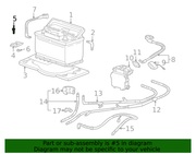 Genuine Porsche parts diagram
