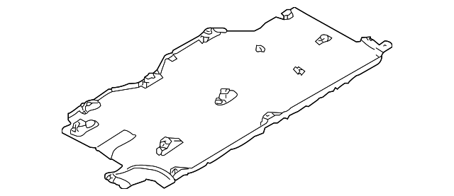 Genuine Porsche parts diagram
