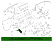Genuine Porsche parts diagram