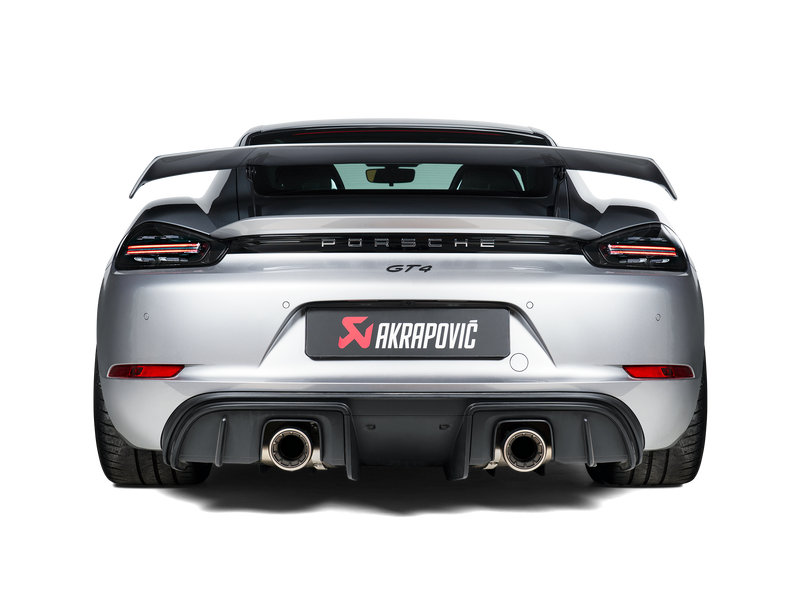 Akrapovic 2020+ Porsche Cayman GT4 (718) Tail Pipe Set (Titanium)