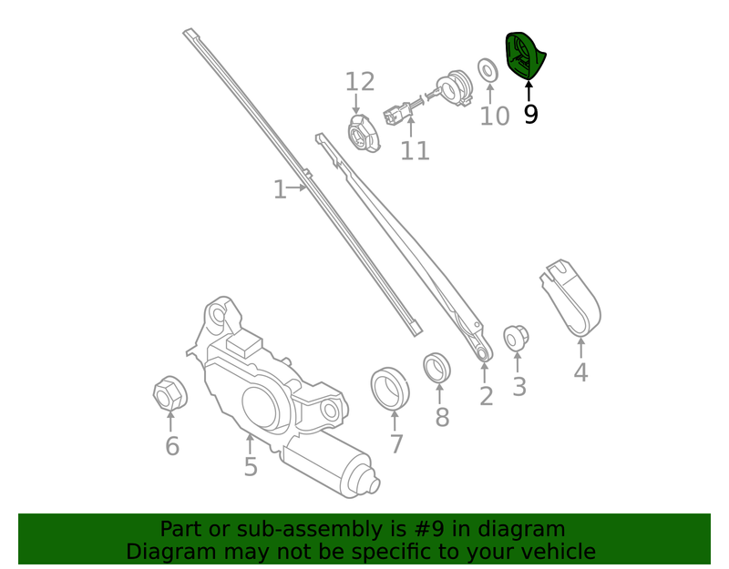 Part can be found as reference #9 in illustration