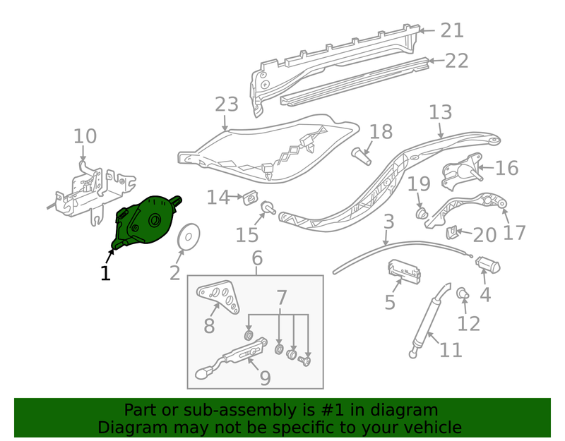 Genuine Porsche parts diagram